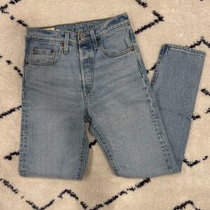 Levi's 501 S Light Wash Denim Jeans